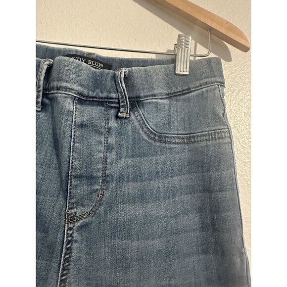 Judy Blue Santa Clara Pull On High Rise Slim Bootcut Jeans Boho Festival W 5/27 - Picture 8 of 14